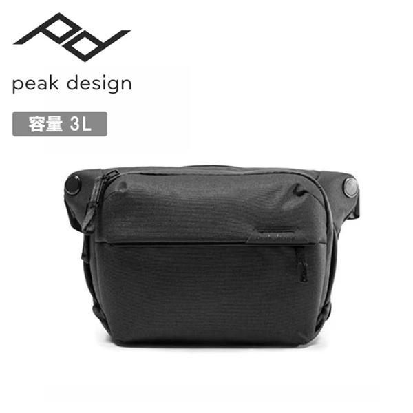 Peak Design ピークデザイン エブリデイ スリング 3L BEDS-3-BK-3 【 ウエストポーチ ボディバッグ カメラ収納 小型 軽量 海 川 アウトドア キャンプ 】