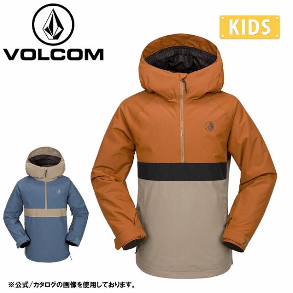 VOLCOM 子供用 スノーボードウェア　S VOLCOM（ボルコム） Kids Sluff Insulated Pullover キッズスラフ