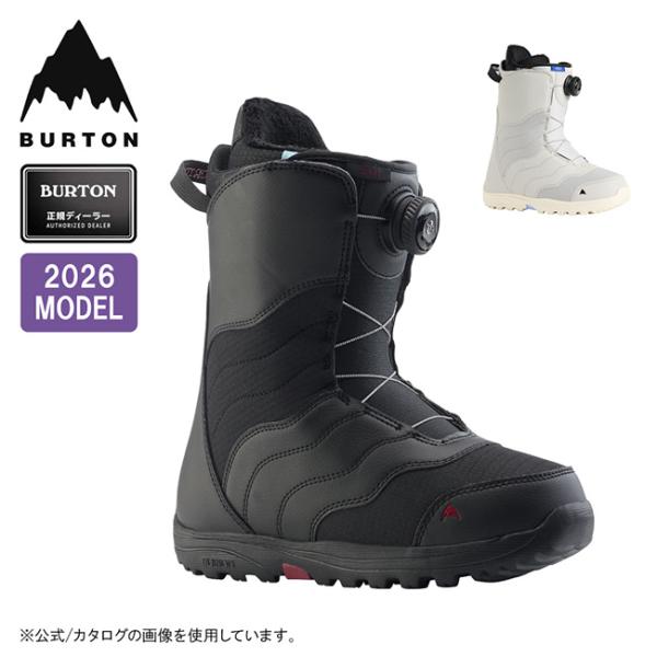 2026 BURTON バートン Women's Mint BOA Wide Snowboard Boots ウィメンズミントボアワイドスノーボードブーツ 131771 【 スノーボード スノボー スノボ レディース ブーツ 軽量 ダイヤル...
