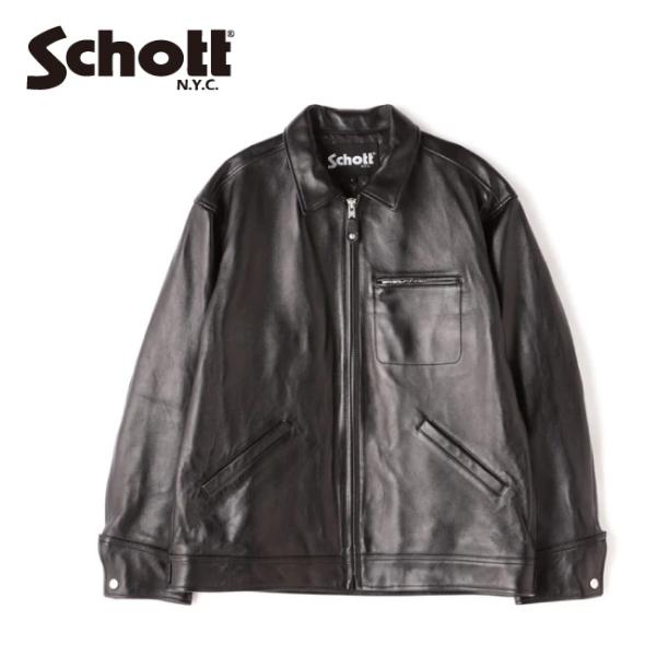 SCHOTT（ショット） LEATHER TRACKER JACKET レザートラッカー