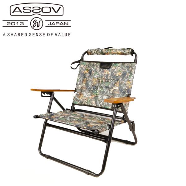 AS2OV アッソブ CAMO RECLINING LOW ROVER CHAIR リクライニング