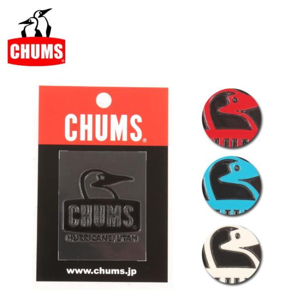 CHUMS チャムス Booby Face Emboss Sticker ブービーフェイスエンボスステッカー CH62-1127 【シール】【メール便・代引き不可】