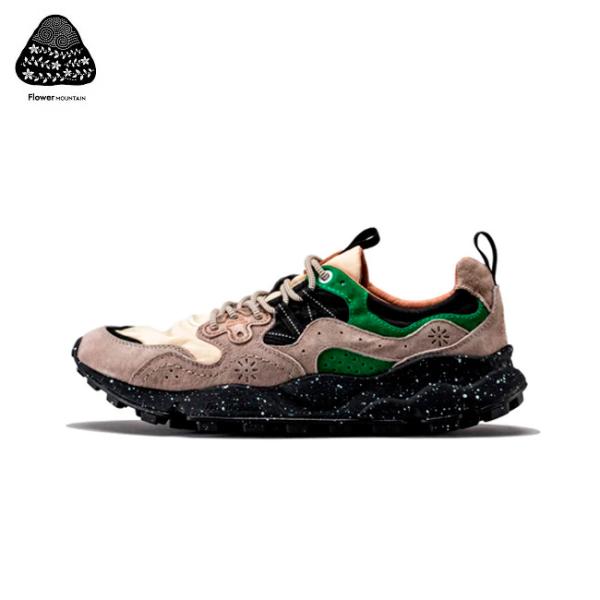 FlowerMOUNTAIN フラワーマウンテン YAMANO3 ヤマノスリー Beige/Green FM63093 【アウトドア/靴/スニーカー/シューズ/メンズ】