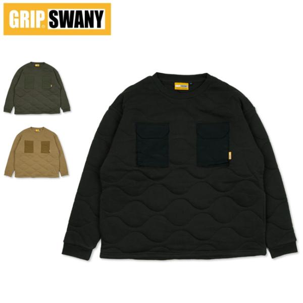 GRIP SWANY（グリップスワニー） GEAR POCKET QUILT CREW 2.0 ギア