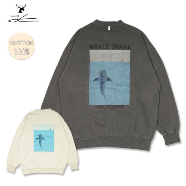 JONAS CLAESSON ジョナスクレアッソン WHALE SHARK CREW SWEAT