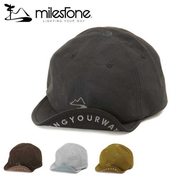 milestone マイルストーン original cap オリジナルキャップ MSC-022 【 帽子 キャンプ アウトドア 】【メール便・代引不可】