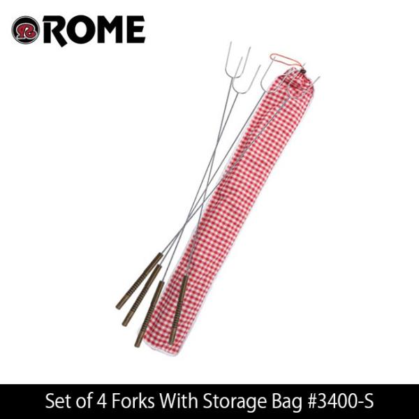 Rome Pie Iron [ Set of 4 Forks With Storage Bag  #3400-S yBBQzyCKKRz BBQpi tH[N AEghA