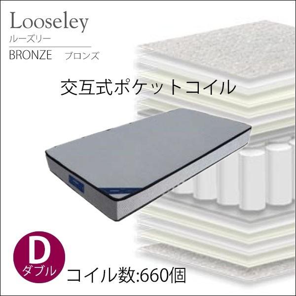 140×195×16cm グレー色 ダブルサイズ 厚さ16cm マットレス マットレス ダブル ポケットコイル ルーズリーブロンズ ハード 硬め