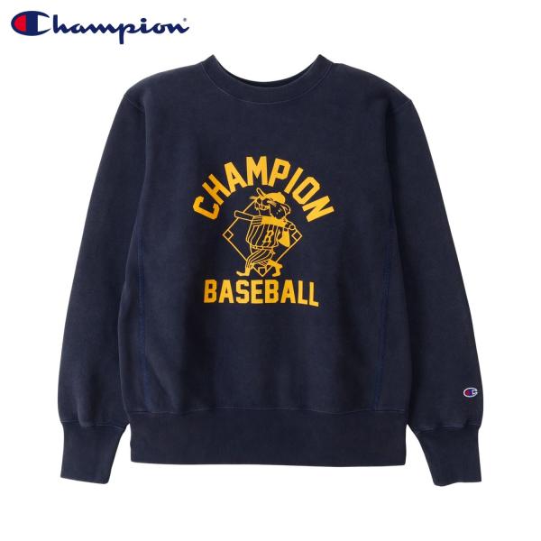 チャンピオン Champion リバースウィーブ スウェット トレーナー メンズ ルーネック 裏起毛 RW CREW NECK SWEATSHIRT C3-C008