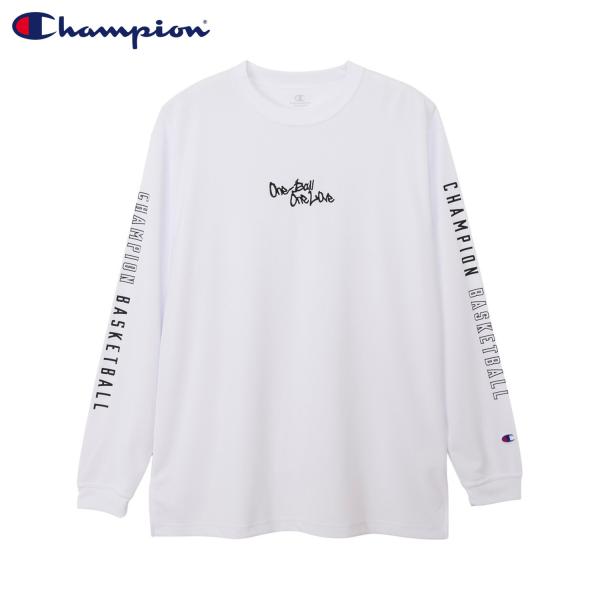 チャンピオン Champion Tシャツ 長袖 ロンT カットソー バスケットボール ウェア メンズ レディース LONG SLEEVE T-SHIRT C3-CB425