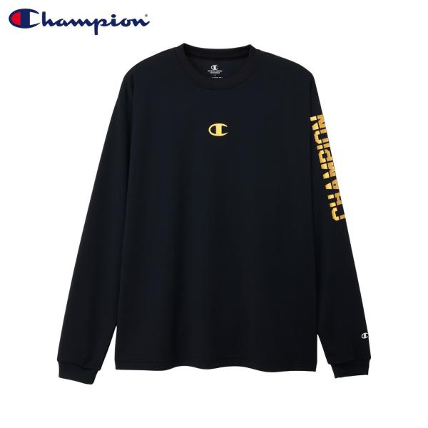 チャンピオン Champion Tシャツ 長袖 ロンT カットソー バレーボール メンズ レディース 吸汗 速乾 通気性 スポーツ ジム C3-CV412