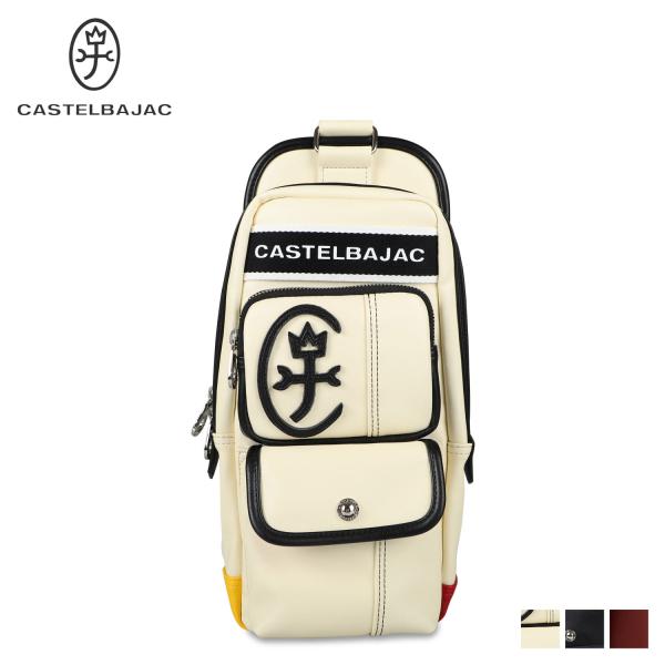 【美品】CASTELBAJAC・カステルバジャック・ショルダーバッグ・白 sneak_cst-24911