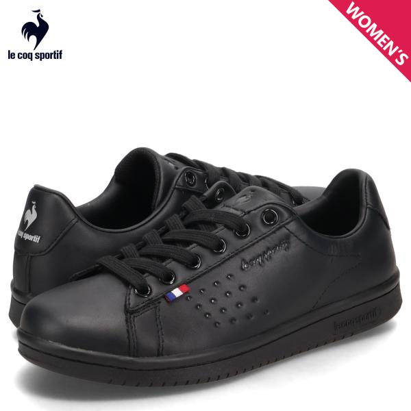 ルコック スポルティフ le coq sportif スニーカー ラ ローラン レディース 2Eワイズ 防水 LA ROLAND ECL R ブラック 黒 LU5SSN19UZ sneak_lcq-lu5ssn19uz