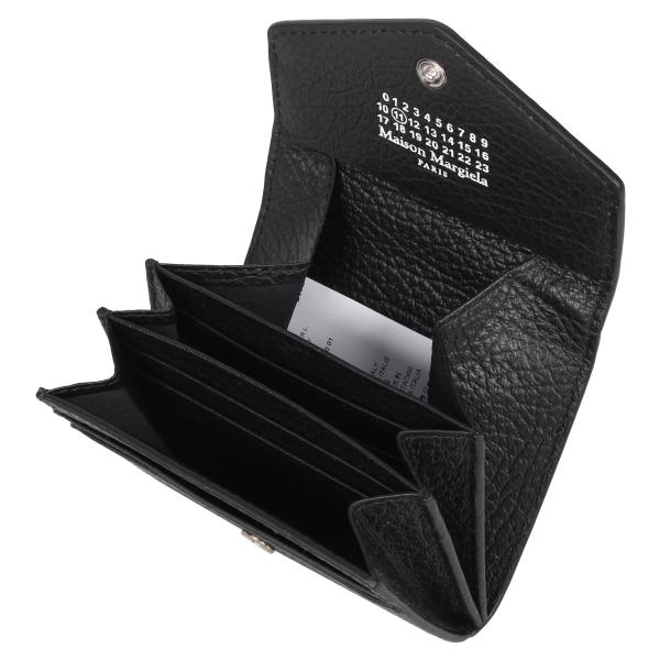 人気デザイナー 新しく着き メゾンマルジェラ Maison S56ui0149 Margiela 財布 メンズ ミニ財布 メンズ レディース Wallet ブラック ミニ財布 黒 S56ui0149