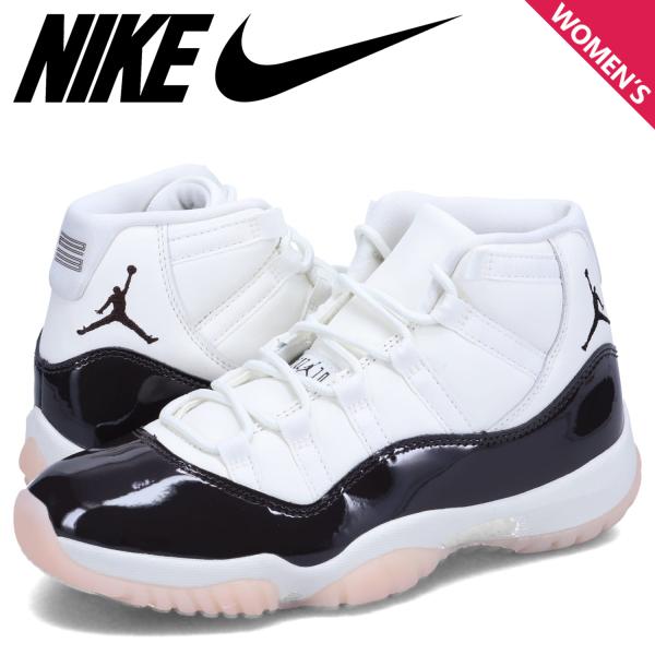 ナイキ NIKE ウィメンズ エアジョーダン11 レトロ スニーカー レディース WMNS AIR JORDAN 11 RETRO ホワイト 白 AR0715-101