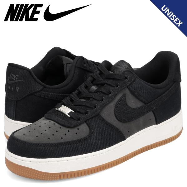 ナイキ NIKE エアフォース1 07 LV8 スニーカー メンズ レディース AIR FORCE 1 07 LV8 DENIM ブラック 黒 IR0951-002