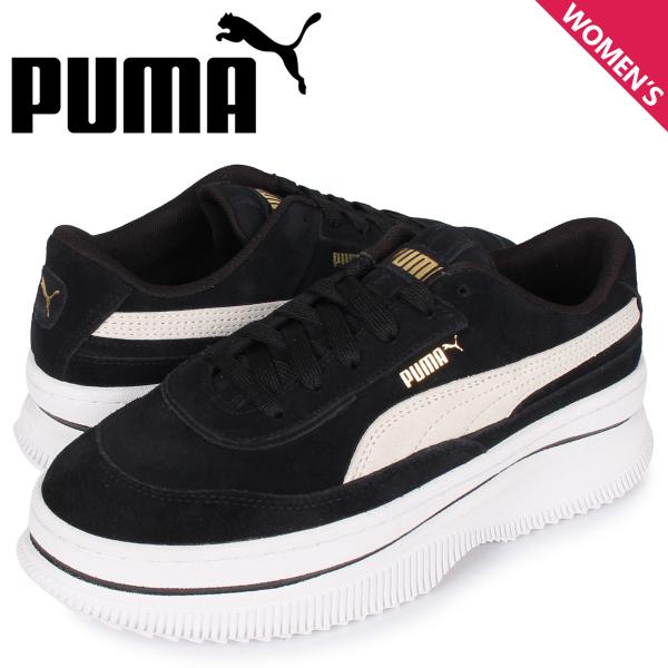 PUMA プーマ スニーカー デバ レディース スエード デヴァ スウェード DEVA SUEDE WNS ブラック 黒 372423-03 爆買