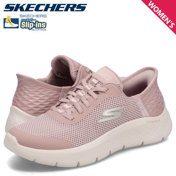 スケッチャーズ SKECHERS スリップインズ ゴーウォーク フレックス スニーカー レディース 軽量 SLIP-INS ピンク 124836 SKECHERS（スケッチャーズ） スリップインズ ゴーウォーク フレックス