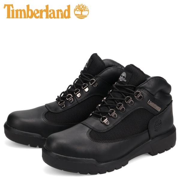 ティンバーランド Timberland ウォータープルーフ フィールド ブーツ メンズ 本革 防水 FIELD BOOT RE-ENGINEERING ブラック 黒 A42SG