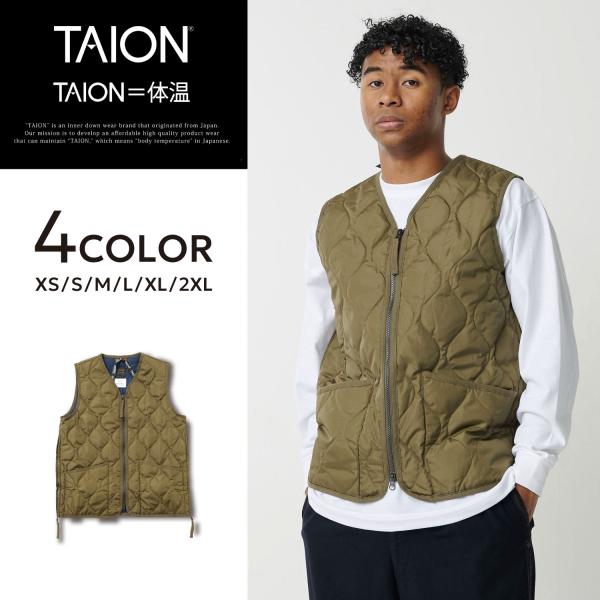 TAION（タイオン） インナーダウン ベスト アウター メンズ レディース