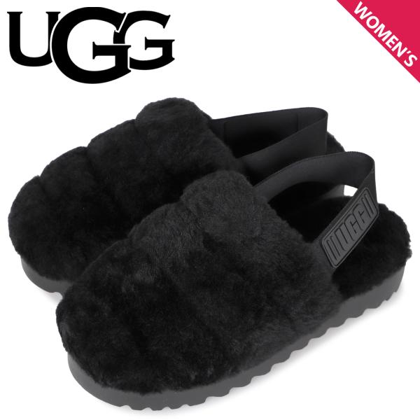 本日値下げ　UGG アグ　SUPER FLUFF SLIPPER 1121751 sneak_ugg-1121751-blk