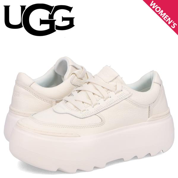 m♡ 完売品　UGG アグ　厚底スニーカー ホワイト　サイズ24.0 ホワイト（白）系 UGG(アグ) スニーカー(レディース) - 海外通販