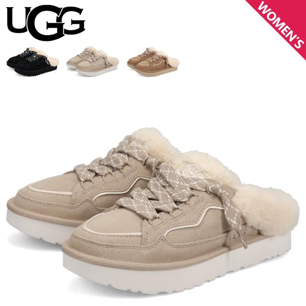 UGG アグ スニーカー ローメル ミュール レディース LOWMEL MULE ブラック ベージュ チェスナット 黒 1180313