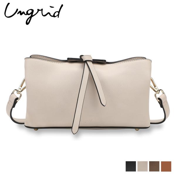 アングリッド Ungrid ショルダーバッグ レディース 斜め掛け ブラック ホワイト ブラウン 黒 白 UNG-52820B