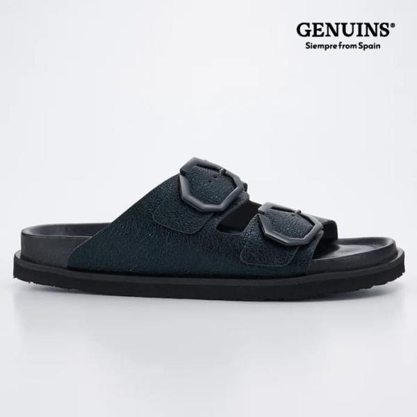 ジェニュインズ レディース サンダル GENUINS GALIA ヴィーガンレザー 黒 ストラップ コルク スペイン製 106283JT BSL[PU2] ジェニュインズ レディース サンダル GENUINS GALIA ヴィーガンレザー