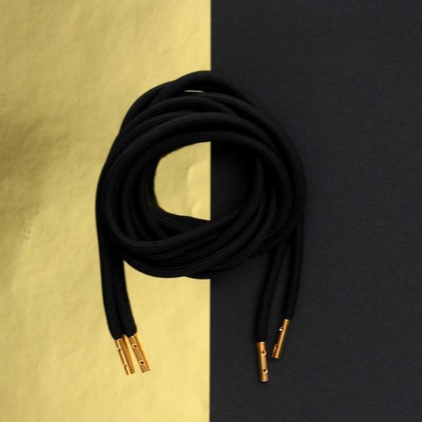 Getabaco Metal Tip Rope Laces Black Gold ゲタバコ ロープレース 5mm 1cm メタルチップ 黒金 シューレース 靴紐 日本製 丸紐 スニーカー Buyee Buyee Japanese Proxy Service Buy From Japan Bot Online
