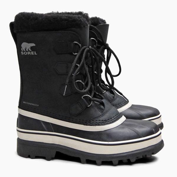 SOREL ソレル NM1000（メンズ） カリブー：ブラック (016)  防水 防寒 レザー ショートブーツ ウィンターブーツ 「靴」 sneaker-bouz_nm1000016