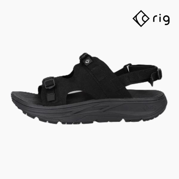 【wk】rig kuruka 2.0 ブラック リカバリーサンダル 25 rig（リグ） 毎日発送 リカバリーサンダル メンズ レディース クルカ