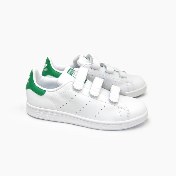 ADIDAS STAN SMITH CF J アディダス スタンスミス CF J レディース ベルクロ S82702 WHITE/WHITE/GREEN【アディダス スタンスミス】【ADIDAS STAN SMITH】 /【Buyee】 \