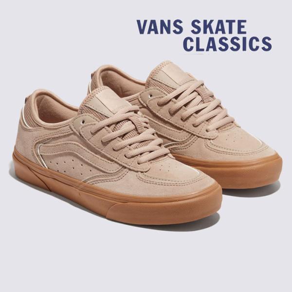 バンズ スケシュー VANS SKATE ROWLEY ヴァンズ スケート ローリー スニーカー メンズ スエード ベージュ ガムソール VN0A2Z3O4NF PRO US企画 SKATEBOARDING SB[PU2] sneaker-bouz_vn0a2z3o4nf