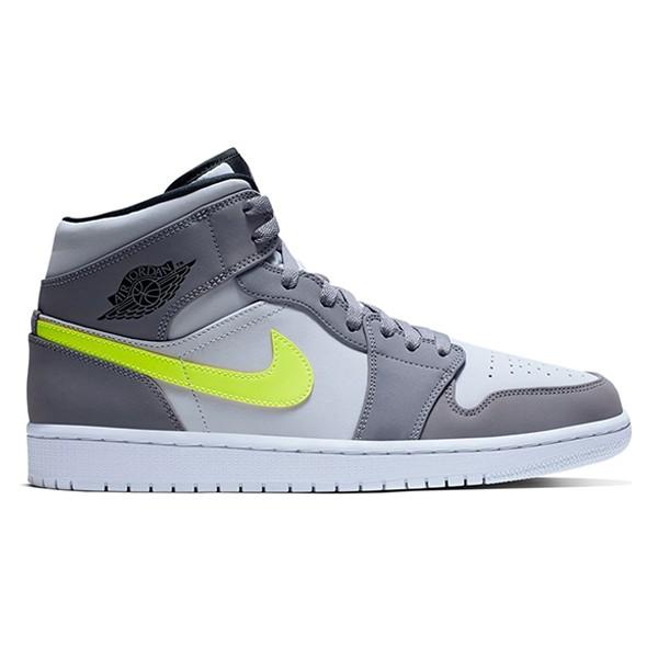 jordan 1 mid grey white