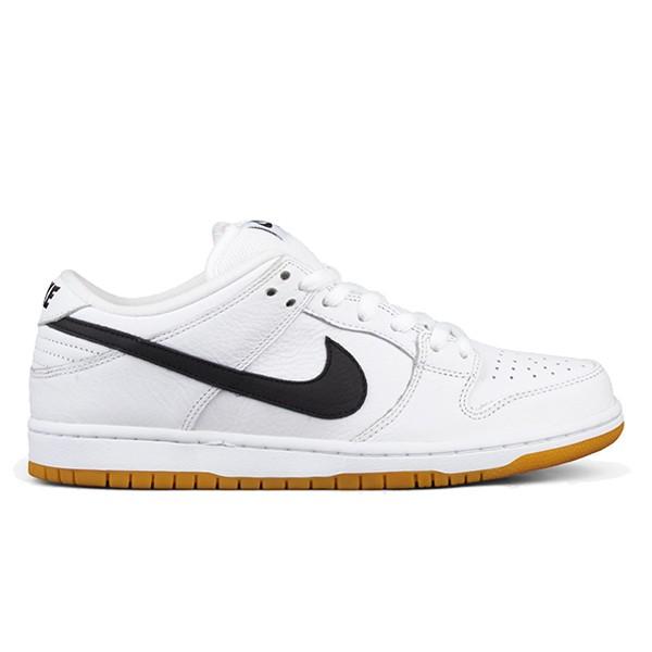 nike sb dunk low white and black