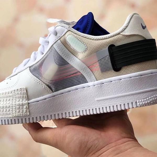 nike air force 1 type summit black