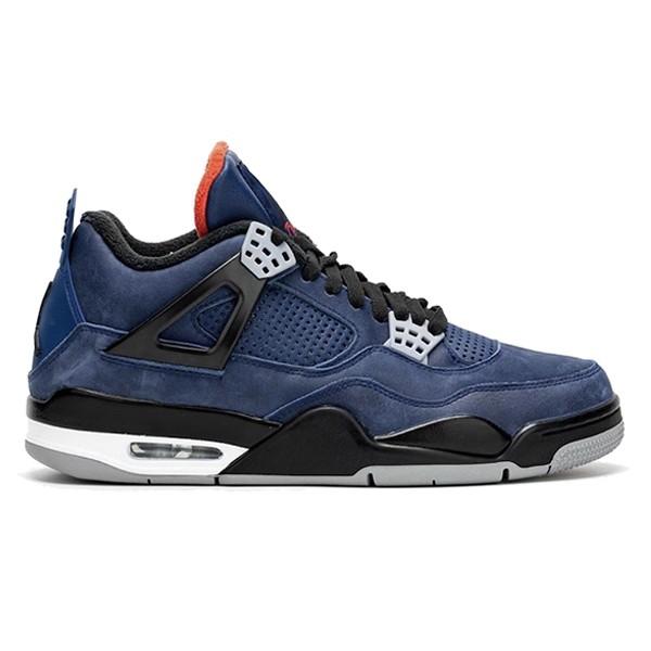 nike air jordan 4 blue and white