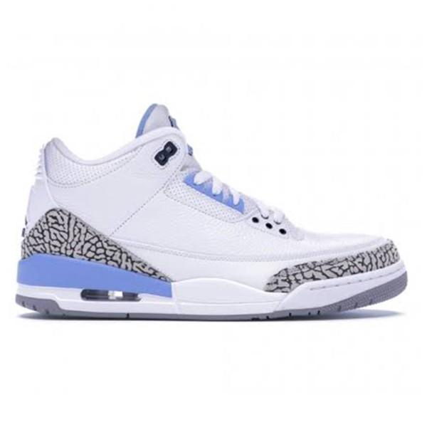 jordan 3 unc white