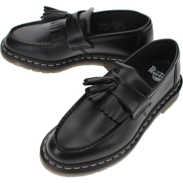 交換返品送料無料 ドクターマーチン Dr.Martens エイドリアン ホワイトステッチ ADRIAN WS ブラック 26805001 定番 Dr.Martens（ドクターマーチン） 交換返品送料無料 エイドリアン