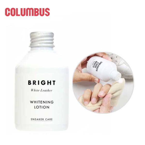  RuX COLUMBUS vXj[J[pꗎƂ FN[ Xj[J[PA zCgjO[V BRIGHT White Leather 150mL