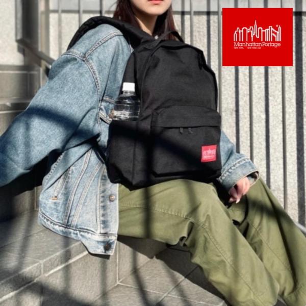 ��� �}���n�b�^���|�[�e�[�W Manhattan Portage �o�b�O �r�b�O �A�b�v�� �o�b�N�p�b�N (MD) JR VER2 Big Apple Backpack JR2 1210 JR2 �u���b�N(BLK)