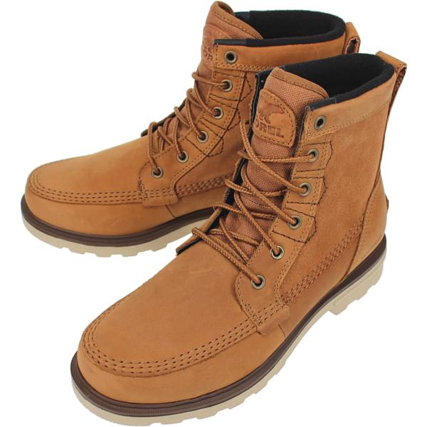 交換送料片道無料 ソレル ブーツ カーソン ストーム ウォータープルーフ CARSON STORM WP キャメルブラウン/オートミール NM4901-224 SOREL（ソレル） 交換送料片道無料 ブーツ カーソン ストーム