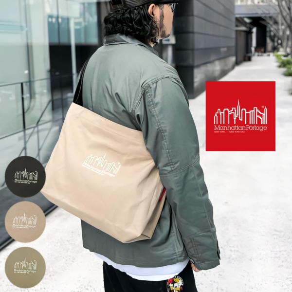 定番 マンハッタンポーテージ Manhattan Portage クリアビュー ショルダーバッグ キャンバス 1482-CNVS ブラック ベージュ オリーブ sneaker-soko_10060300