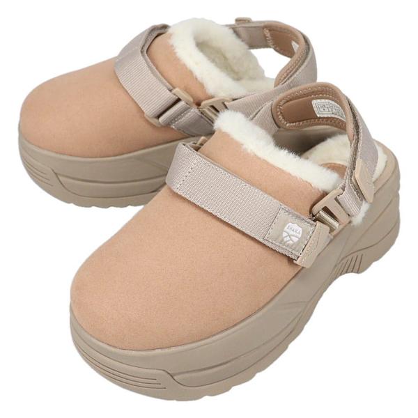 シャカ SHAKA 厚底 サンダル SNUG CLOG MOUTON CHUNKY スナッグ クロッグ ムートン チャンキー タン/トープ SK-300 01M SHAKA（シャカ） 厚底 サンダル SNUG CLOG MOUTON CHUNKY スナッグ