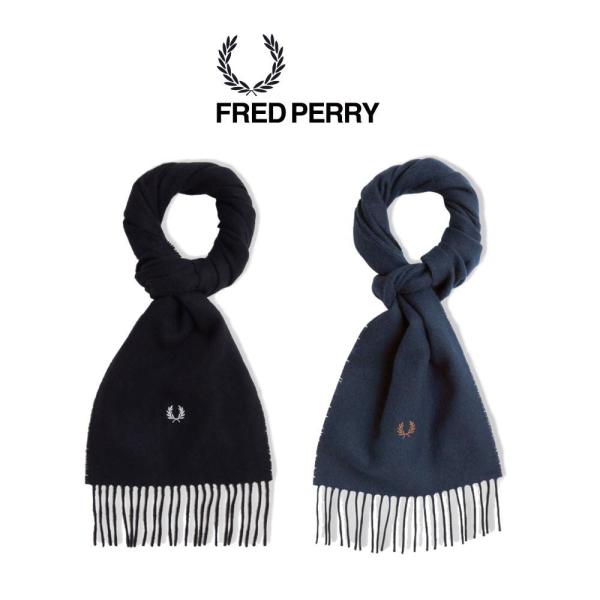 FRED PERRY（フレッドペリー） マフラー ラムウール スカーフ