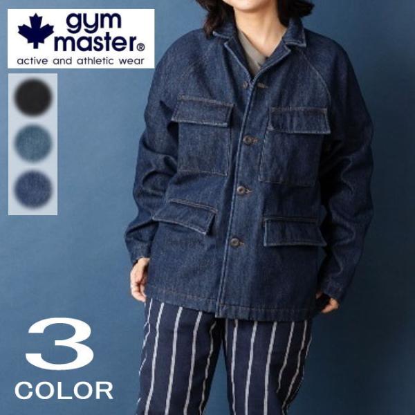 ジムマスター gym master ボンディングカツラギフラップポケットJKT 防風 デニム カジュアル ウェア アウター G421786 gym master（ジムマスター） ボンディングカツラギフラップポケットJKT