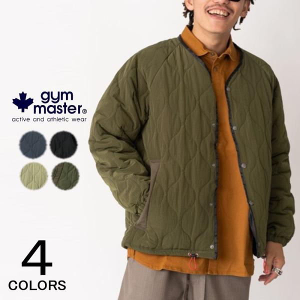 gym master（ジムマスター） リップストップキルティングノーカラーJKT