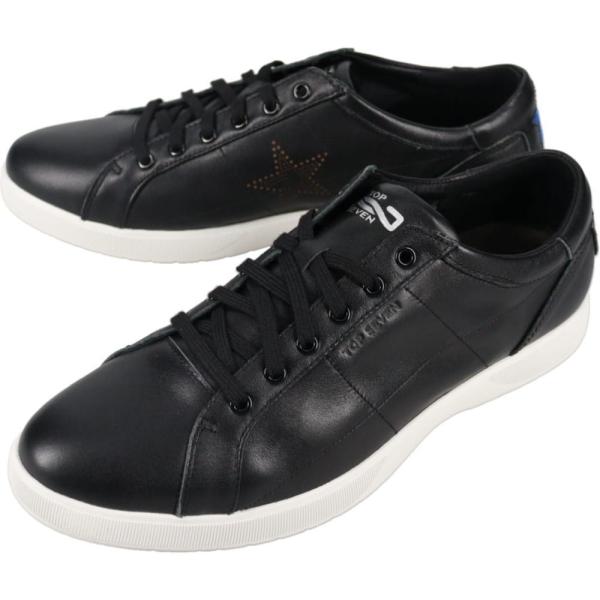 トップセブン TOP SEVEN スニーカー T7-At2101 St ブラック TOP SEVEN（トップセブン） スニーカー T7-At2101 St ブラック : すに
