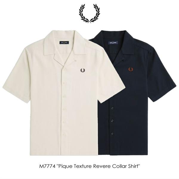 トップス FRED PERRY / PIQUE TEXTURE REVERE COLLAR FRED PERRY（フレッドペリー） シャツ ブラウス Pique Texture Revere